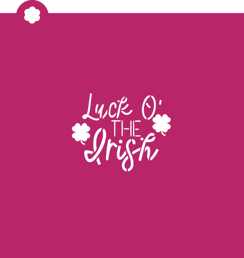 Luck O' The Irish Stencil