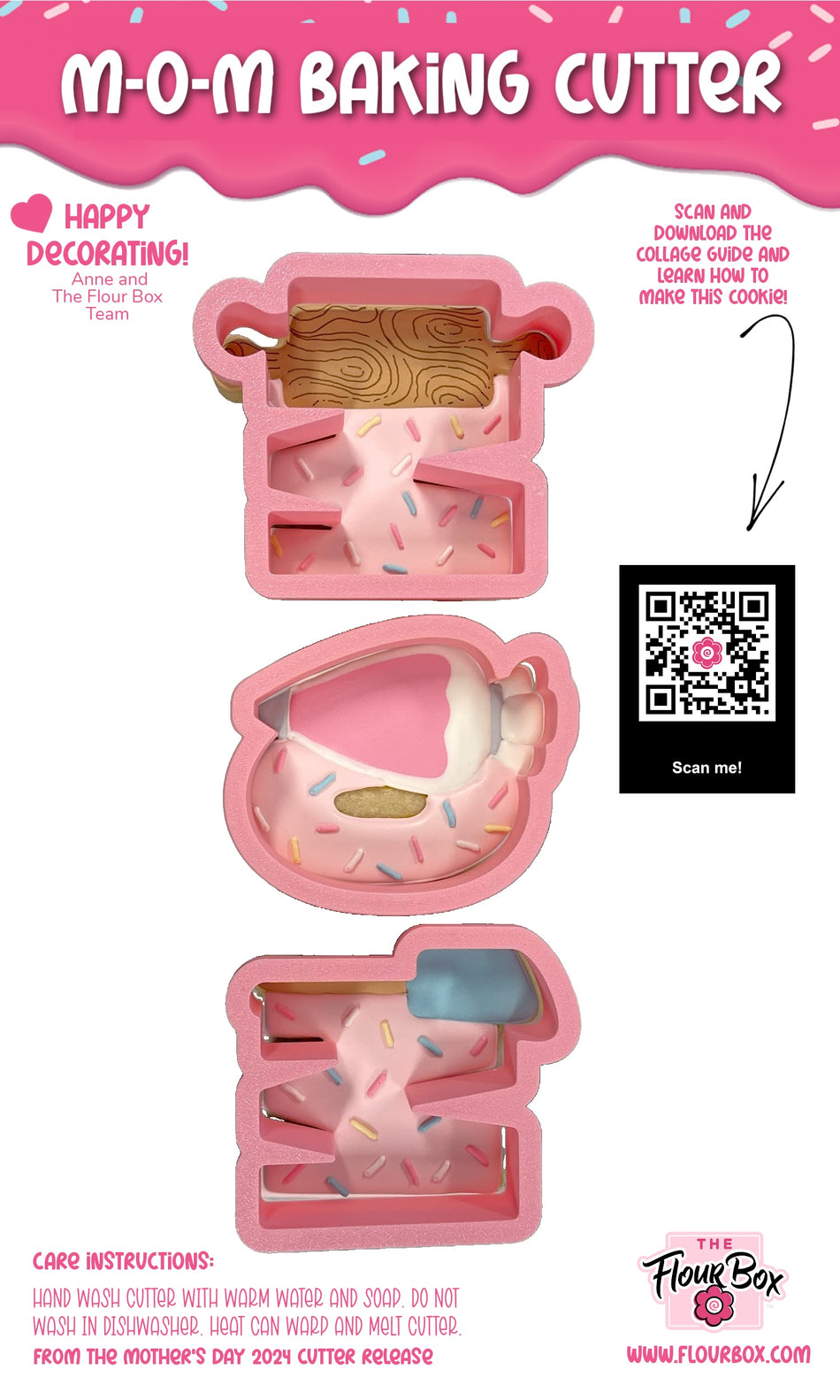 M-O-M Baking Cookie Cutter Set