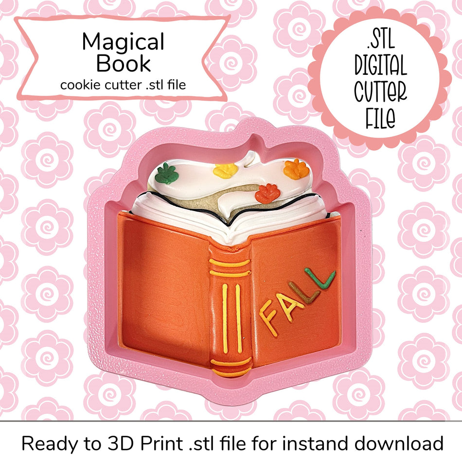 Magical Book STL Cutter File (digital file)