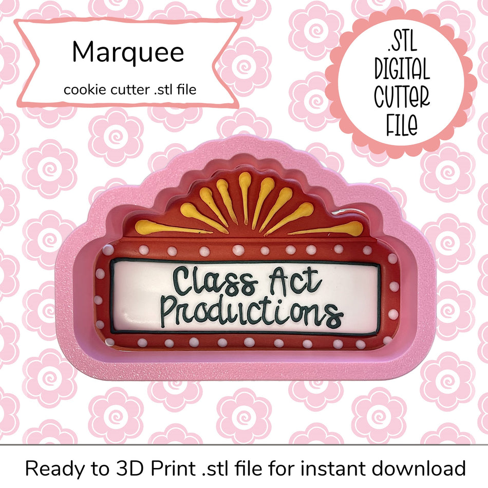 Marquee Cutter STL File (digital file)