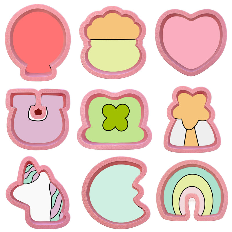 Marshmallow Cereal Charms Cookie Cutter Bundle