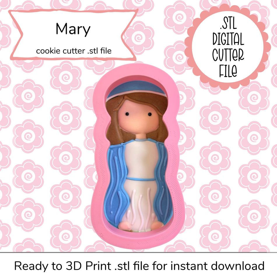 Mary Cutter STL File (digital file)