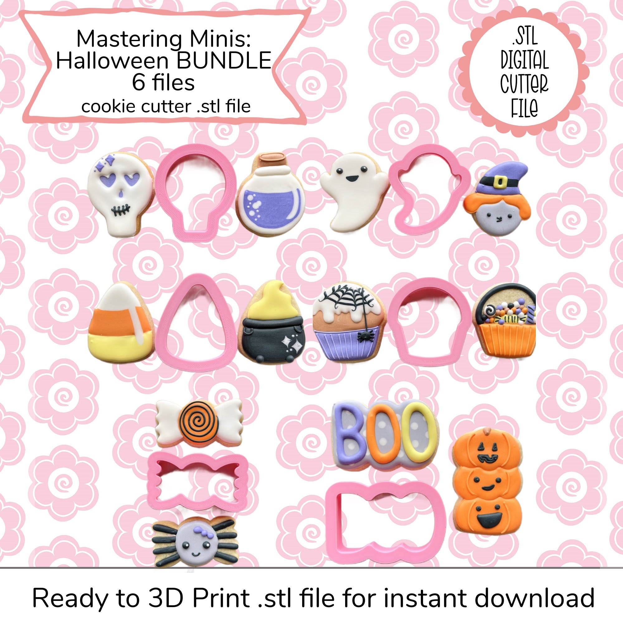 Mastering Mini: Halloween Cutter Bundle STL Files (digital file)