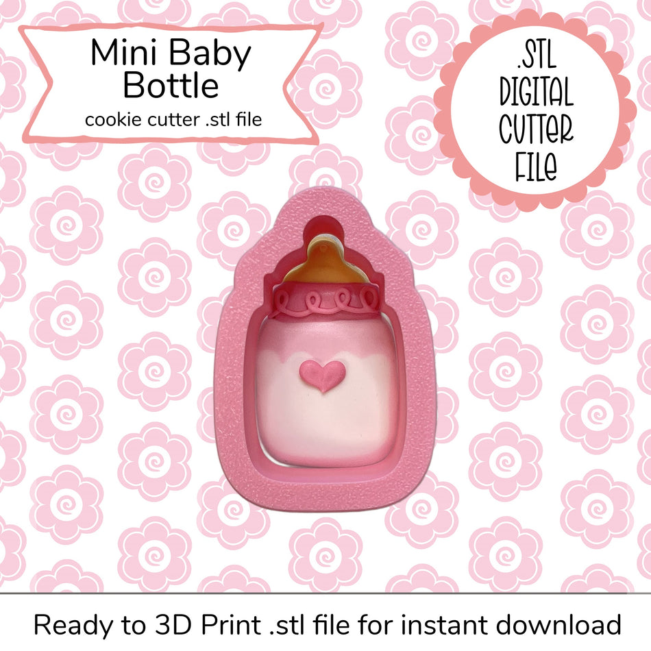 Mini Baby Bottle Cutter STL File (digital file)