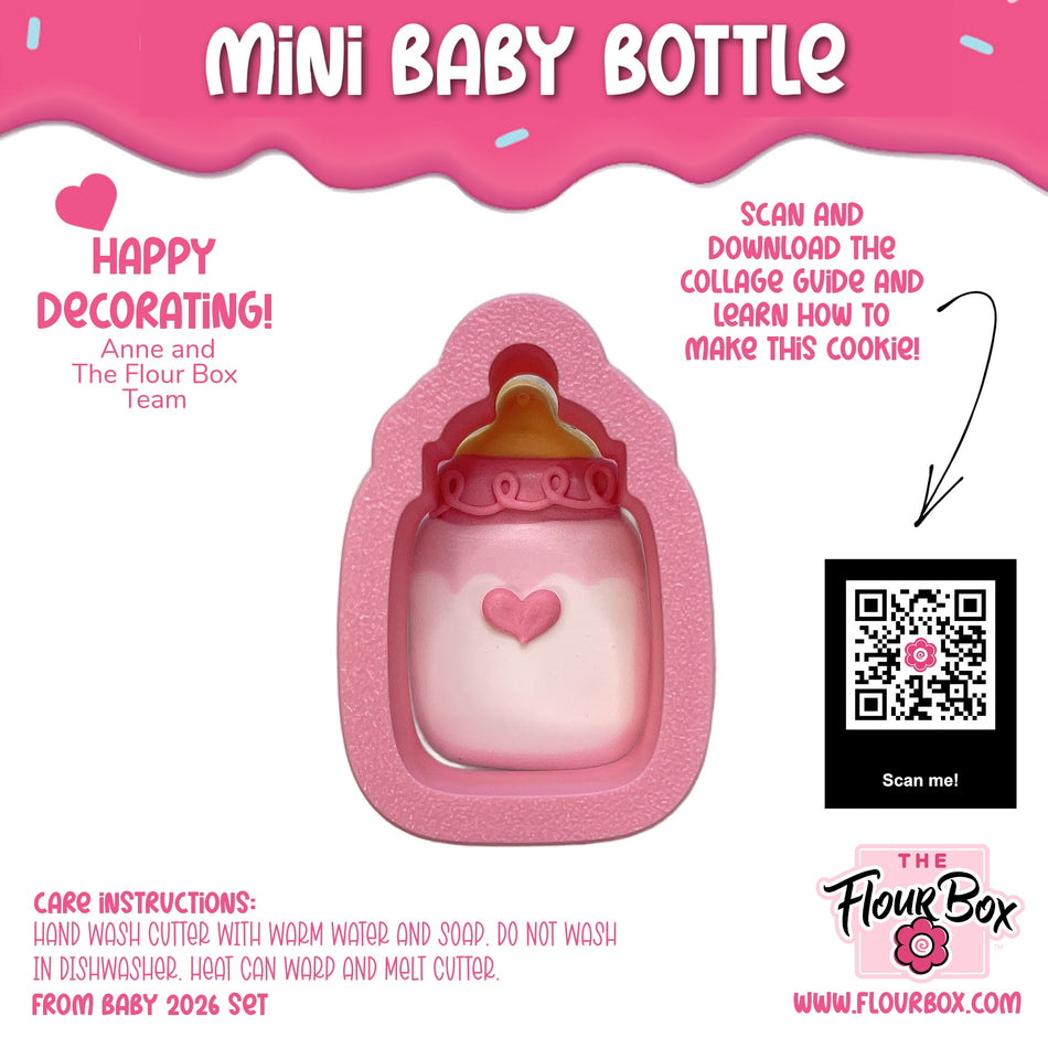 Mini Baby Bottle Cookie Cutter