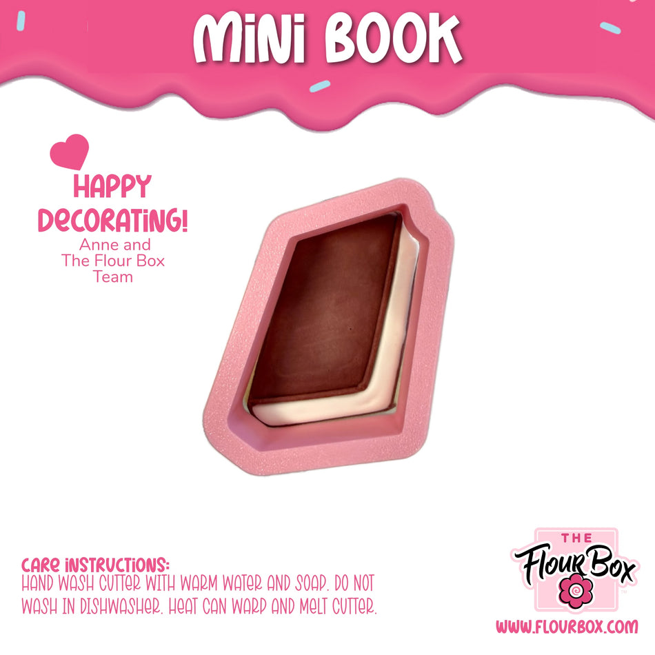 Mini Book Cookie Cutter