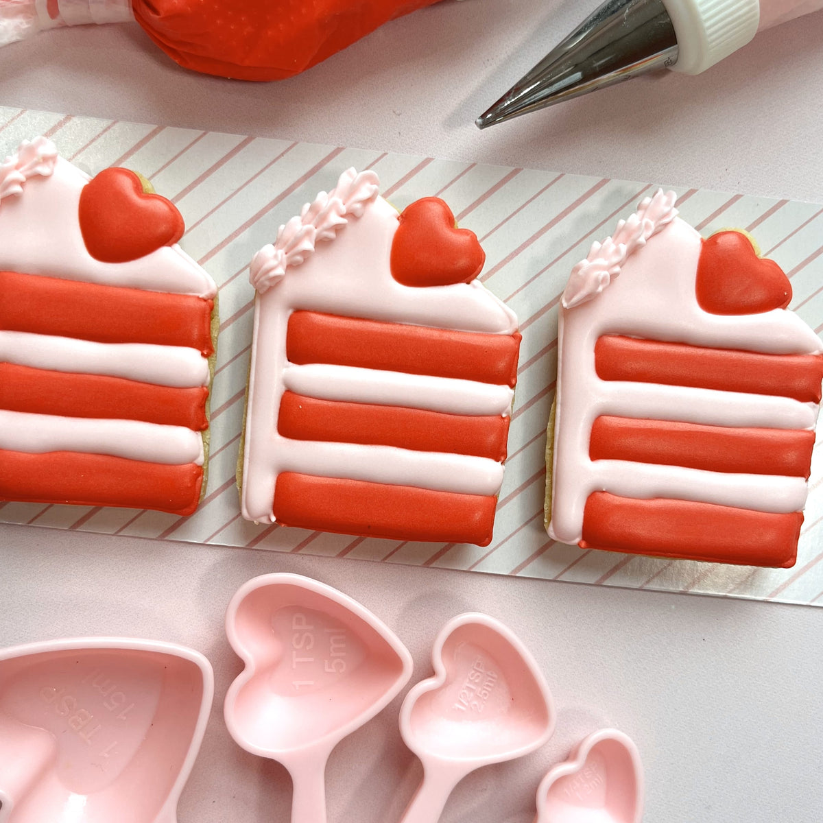 MINI Tall Cake Slice Cookie Cutter