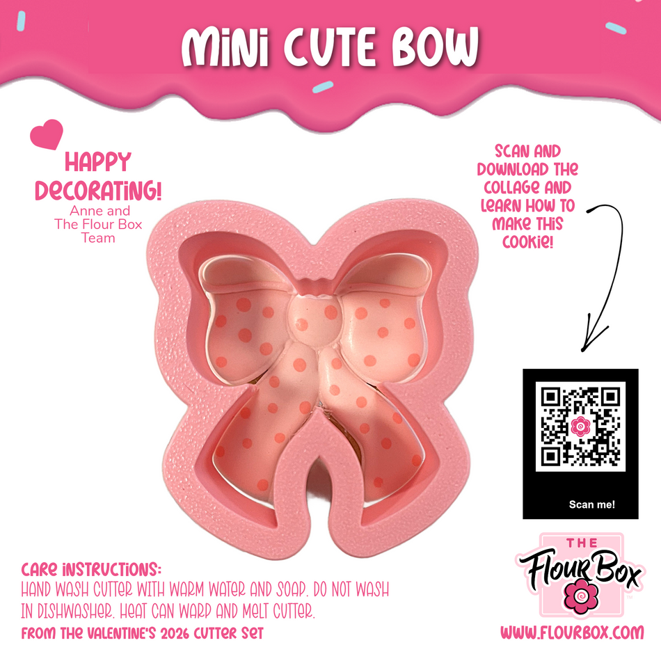 Mini Cute Bow Cookie Cutter