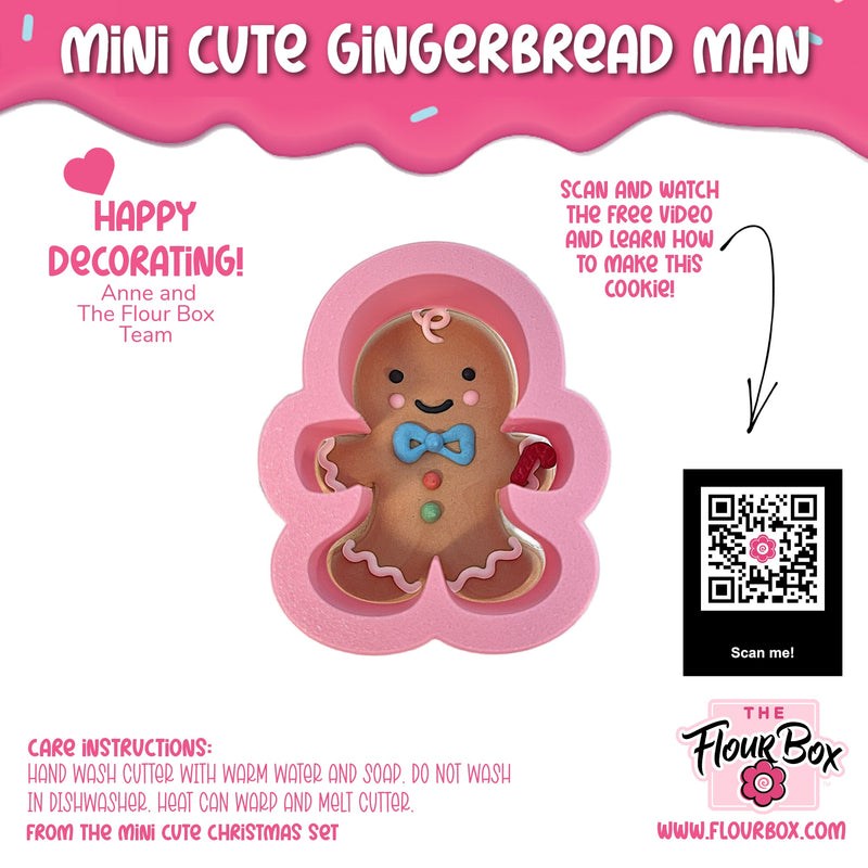 Mini Cute Gingerbread Man Cookie Cutter