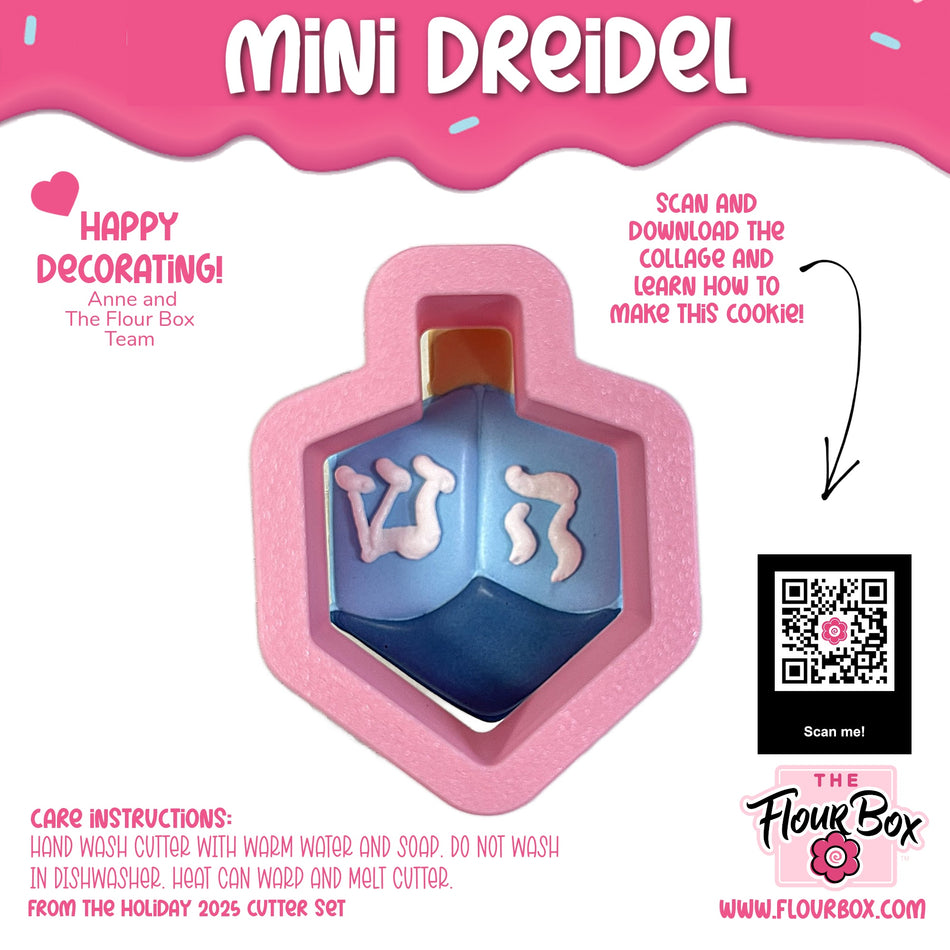 Mini Dreidel Cookie Cutter