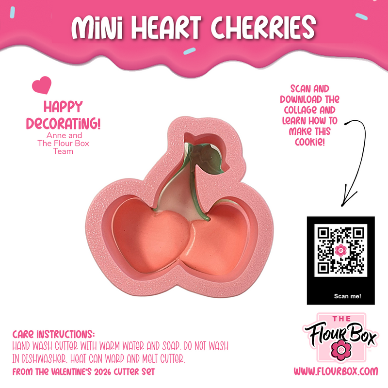 Mini Heart Cherry Cookie Cutter