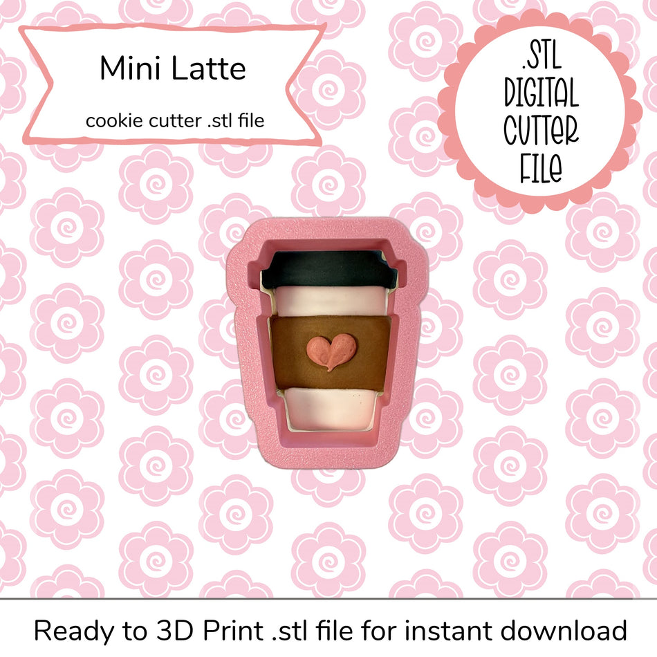 Mini Latte Cutter STL File (digital file)