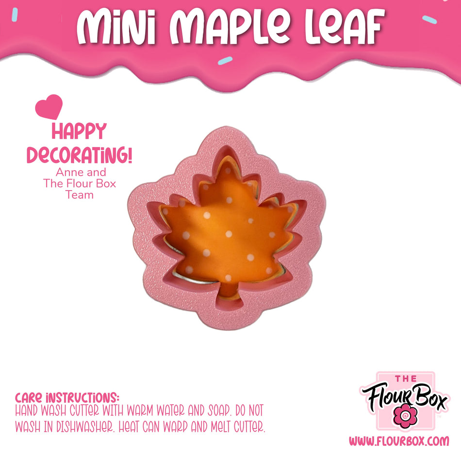 Mini Maple Leaf Cookie Cutter