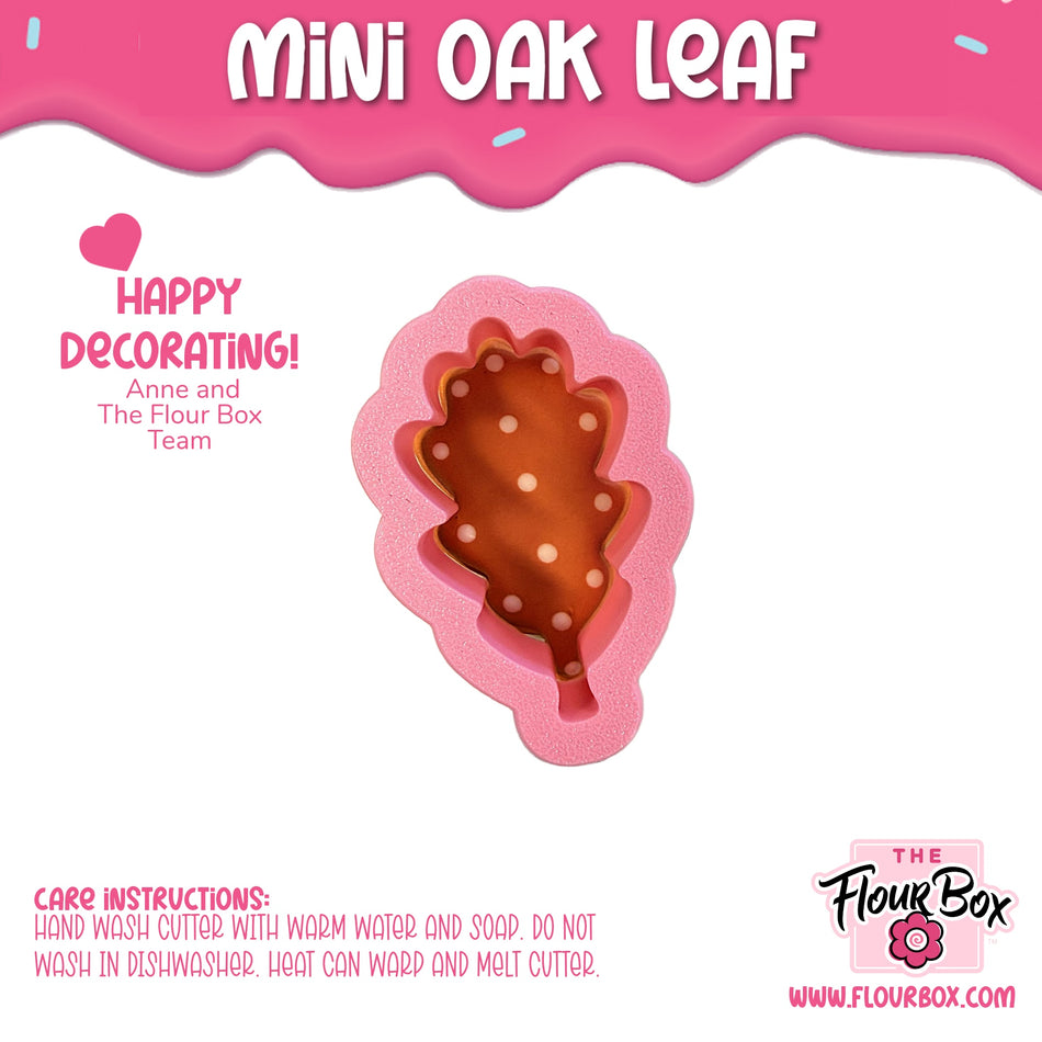 Mini Oak Leaf Cookie Cutter