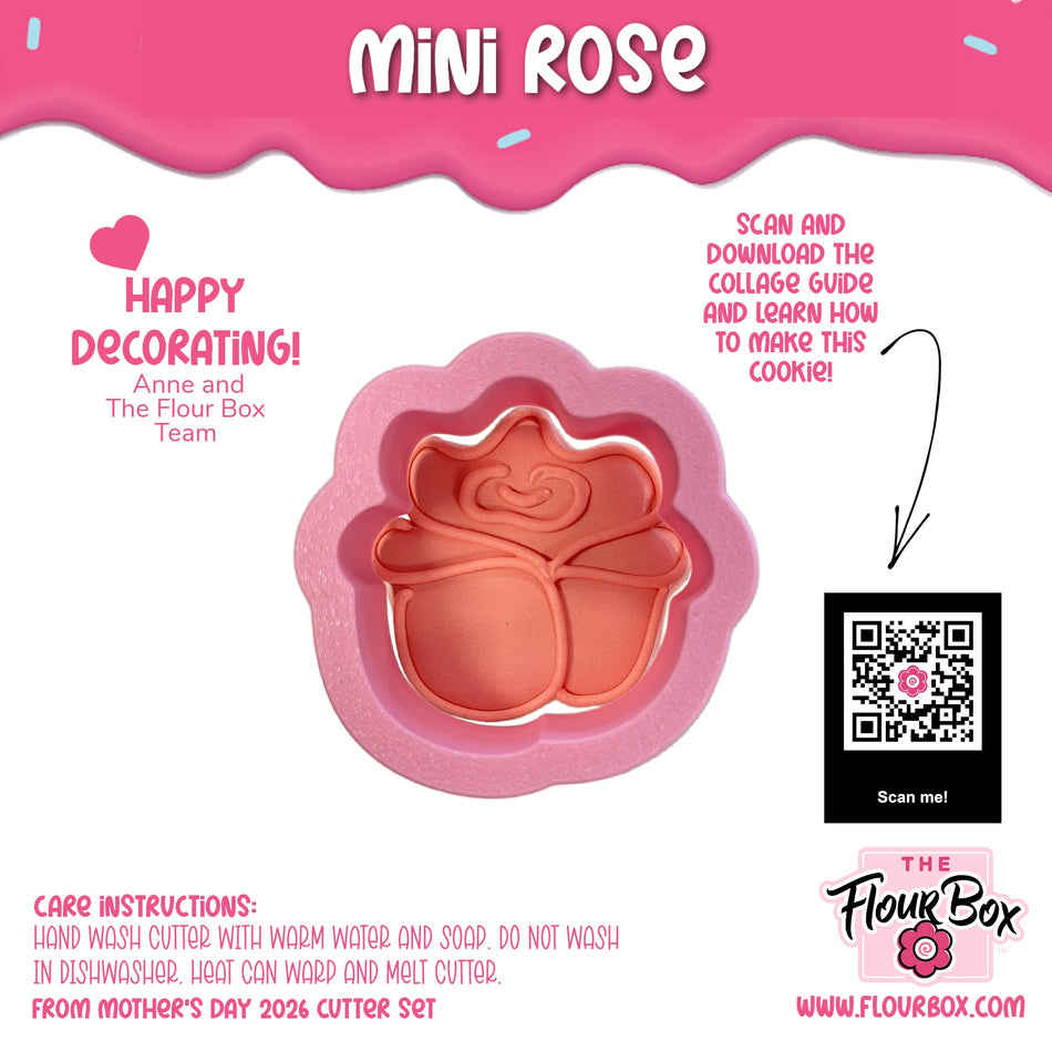 Mini Rose Cookie Cutter
