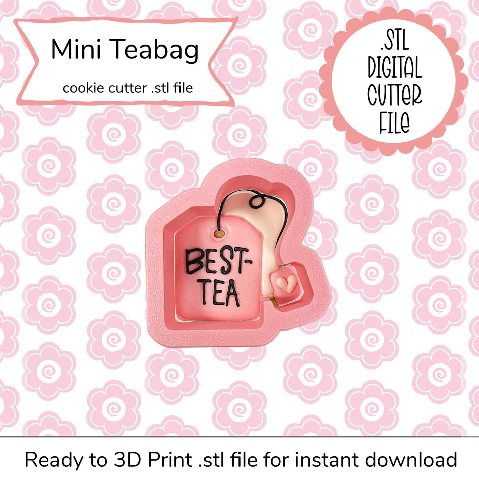 Mini Teabag Cutter STL File (digital file)