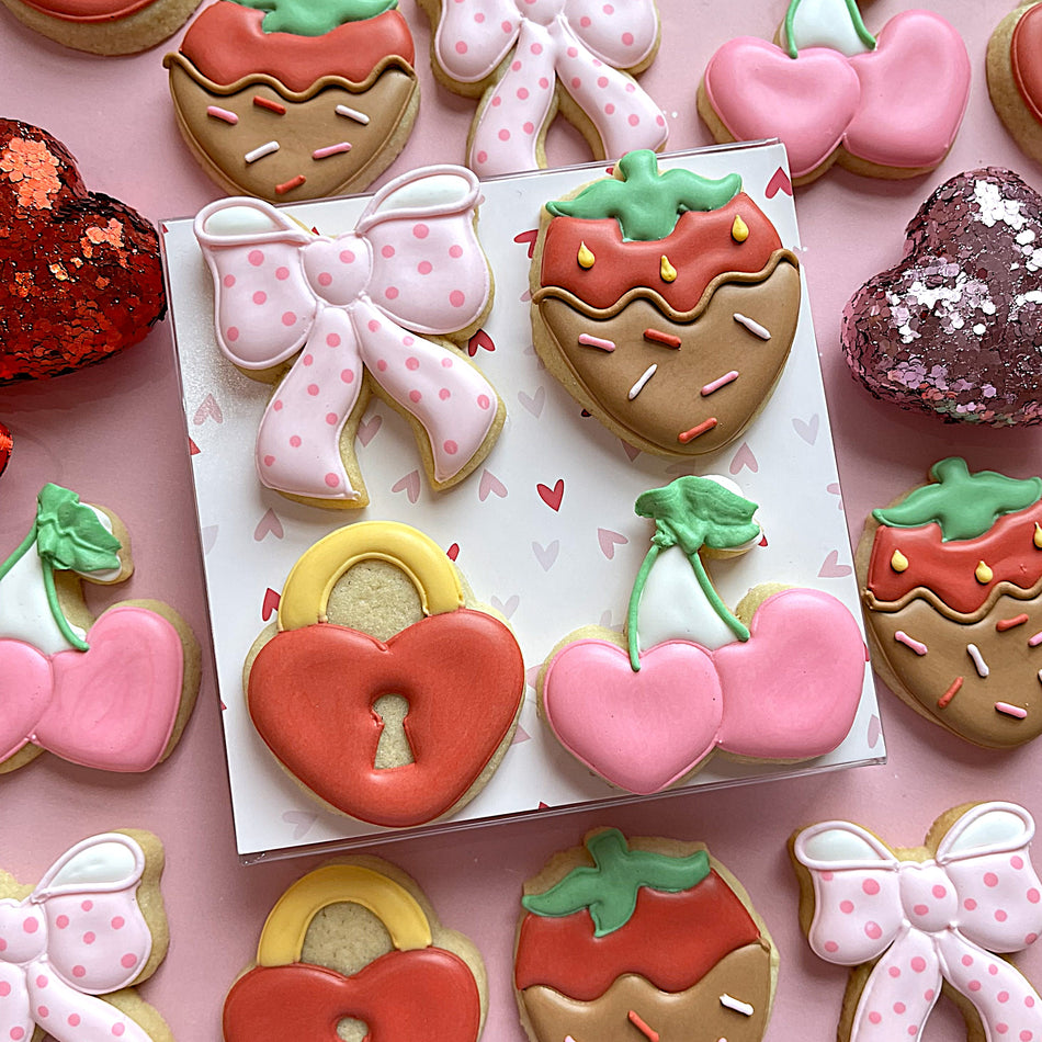 Mini Valentine Cookie Cutter BUNDLE (4 cutters)