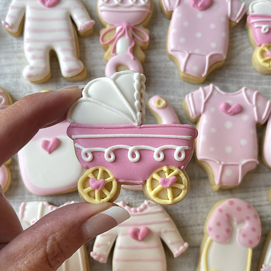 Mini Baby Carriage Cookie Cutter