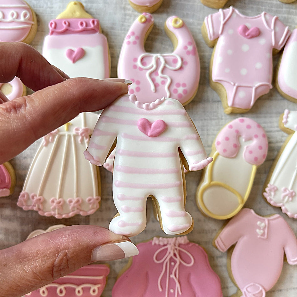 Mini Baby Footie Pajamas Cookie Cutter