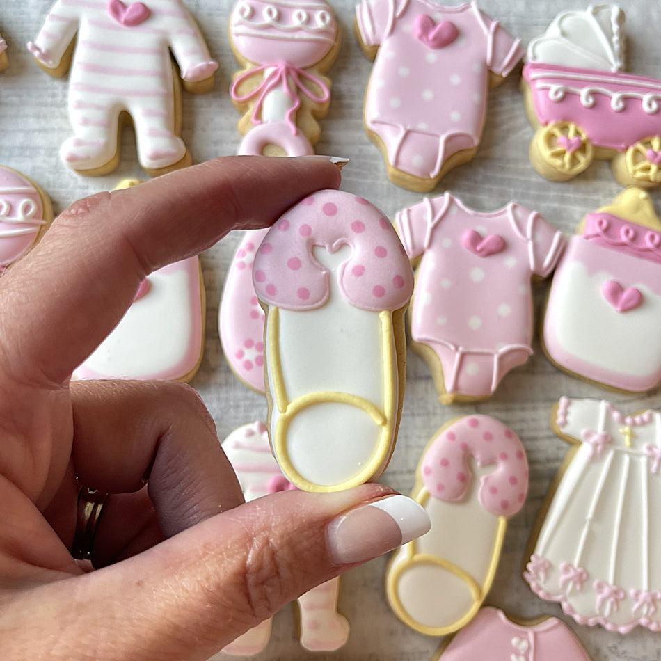 Mini Baby Diaper Pin Cookie Cutter