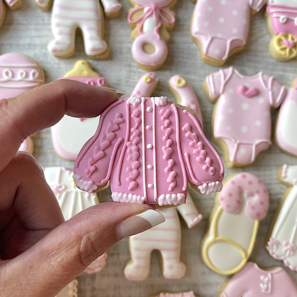 Mini Baby Sweater Cookie Cutter