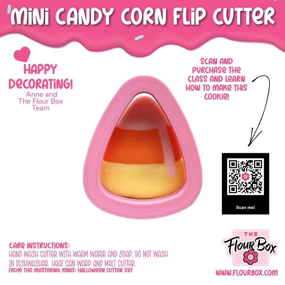 MINI Candy Corn Cookie Flip Cutter