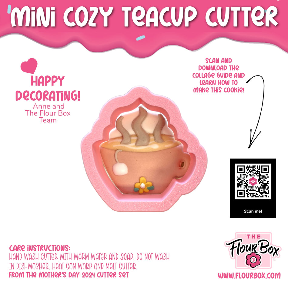 Mini Cozy Teacup Cookie Cutter