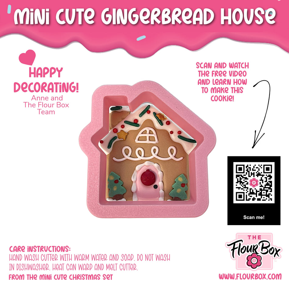 Mini Cute Gingerbread House Cookie Cutter