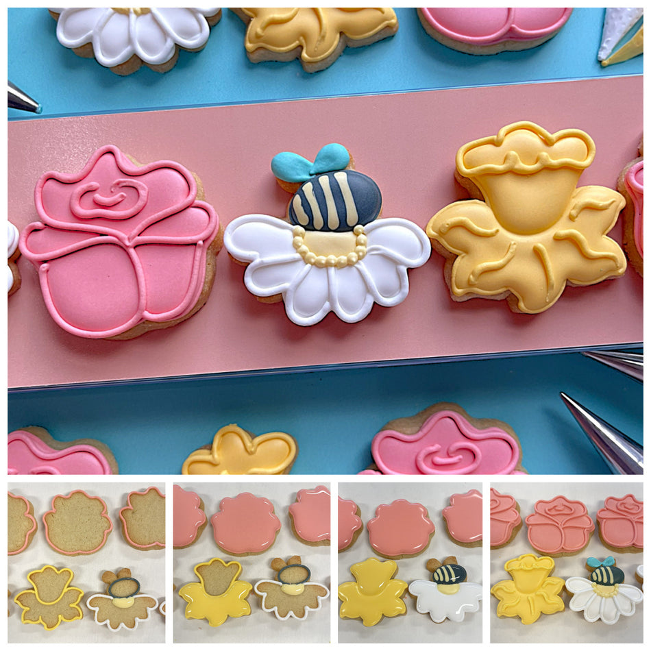 Mini Daisy with Bee Cookie Cutter