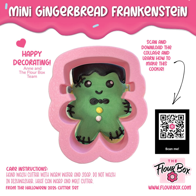 Mini Gingerbread Frank Cookie Cutter