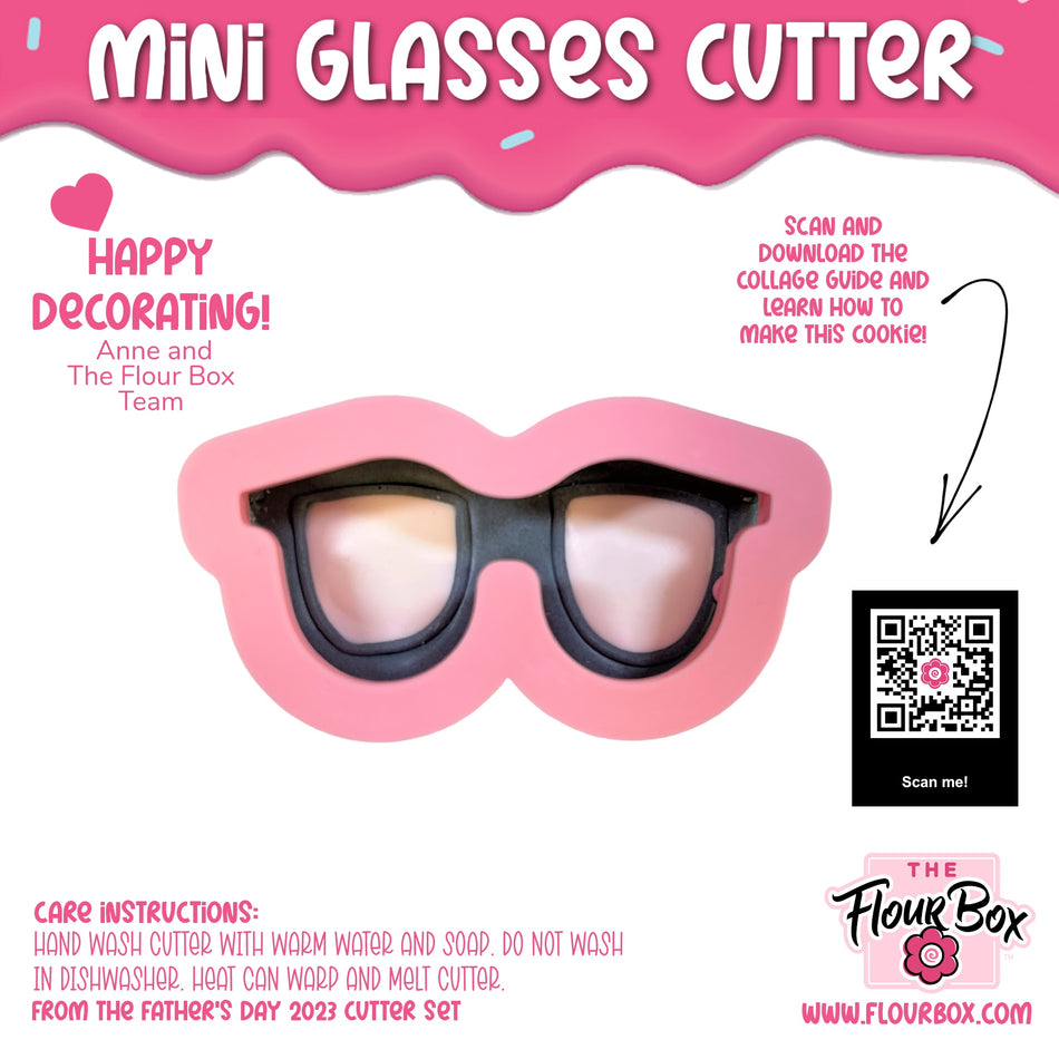 Mini Glasses Cookie Cutter