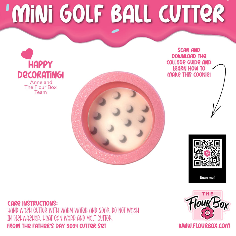 Mini Golf Ball Cookie Cutter