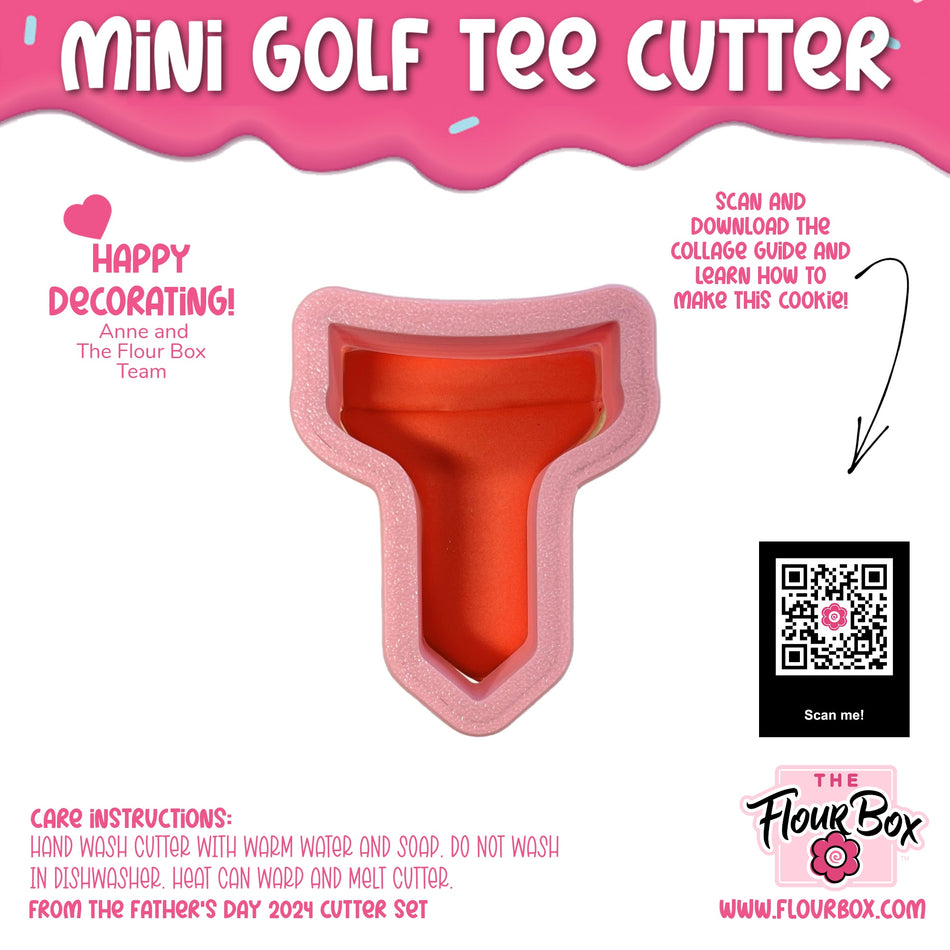 Mini Golf Tee Cookie Cutter