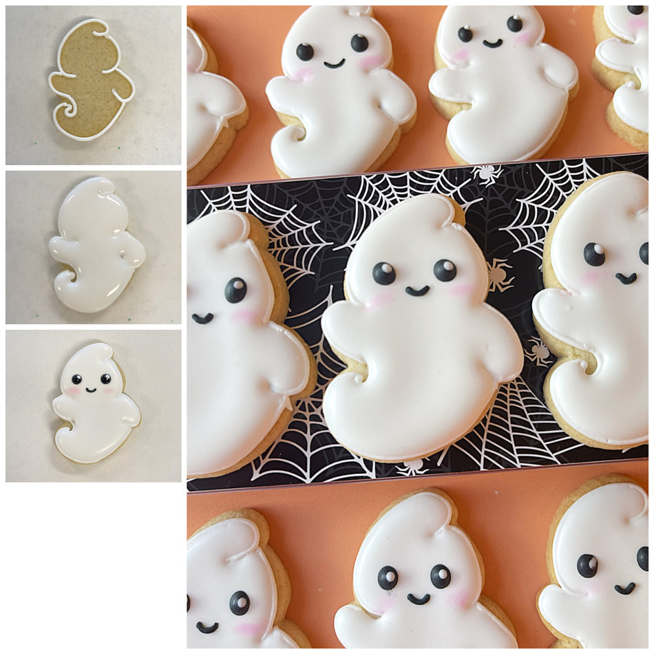 Mini Happy Ghost Cookie Cutter