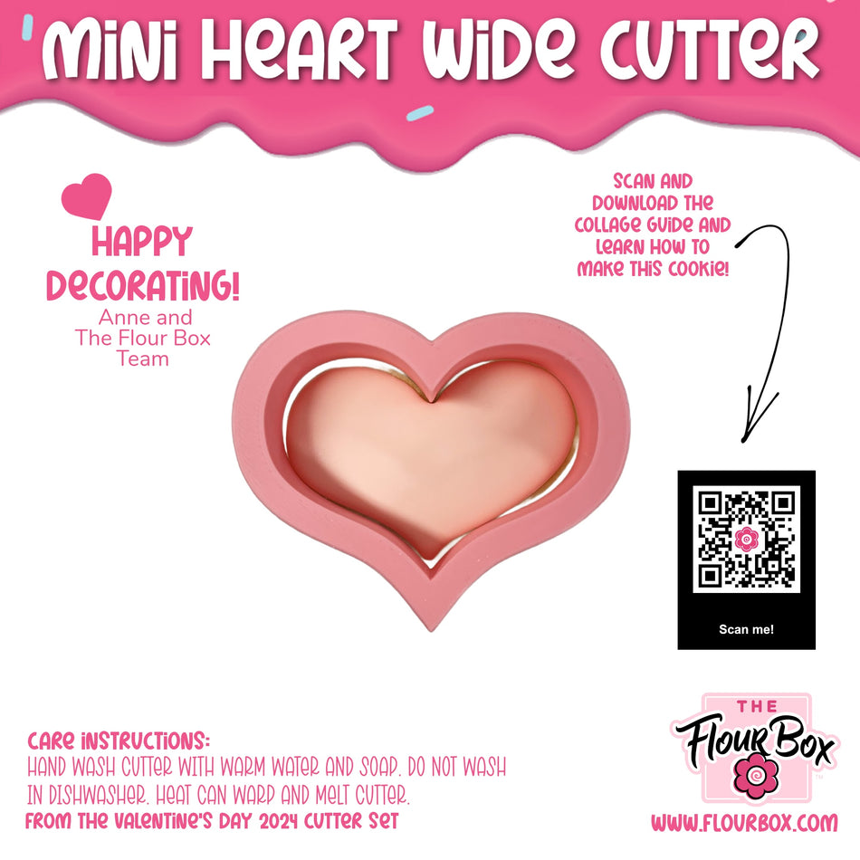 MINI Heart Wide Cookie Cutter - Image 2 of 6