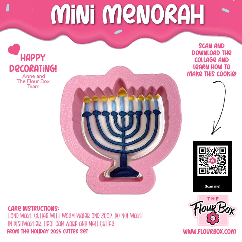Mini Menorah Cookie Cutter