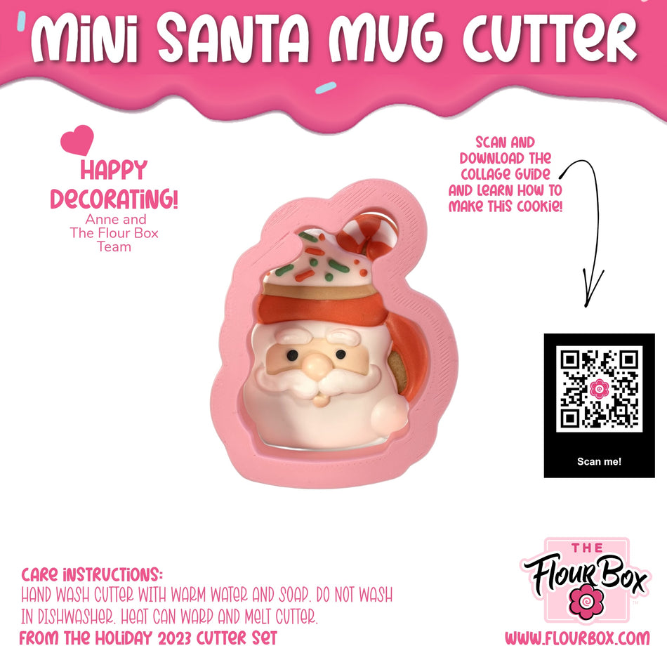 Mini Santa Mug Cookie Cutter