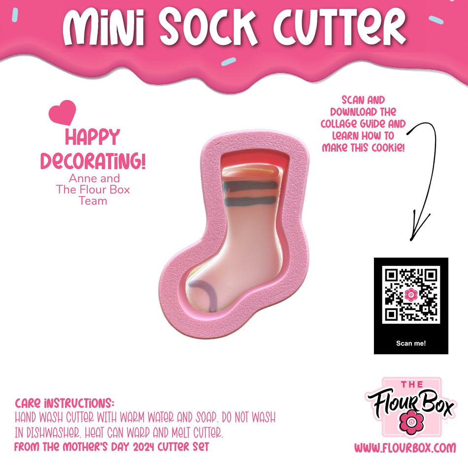 Mini Sock Cookie Cutter