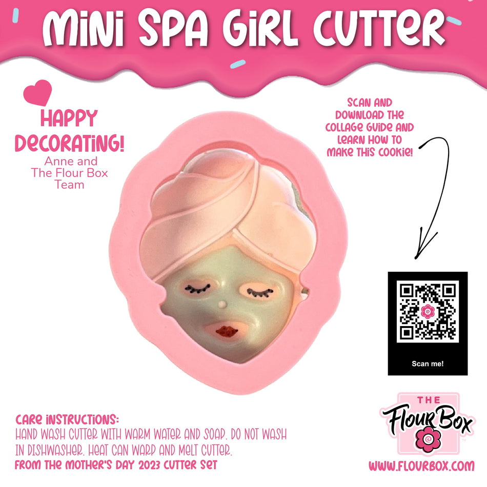 Mini Spa Girl Cookie Cutter