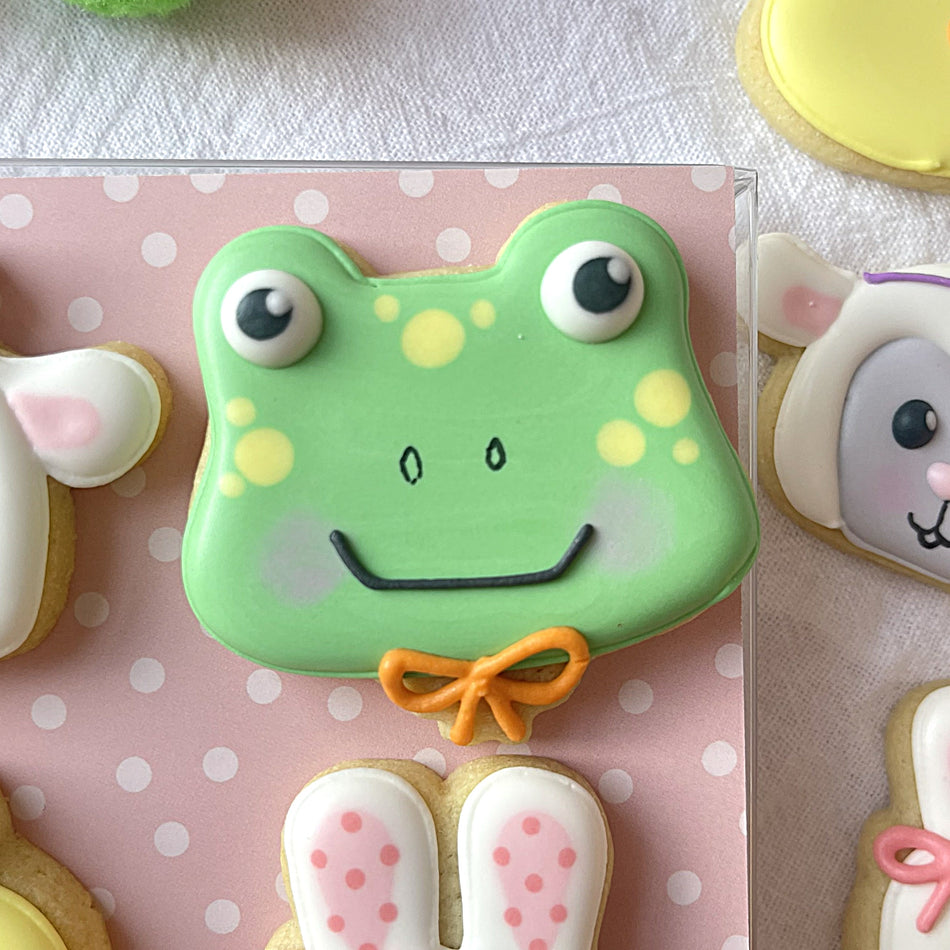 Mini Spring Frog Face Cookie Cutter