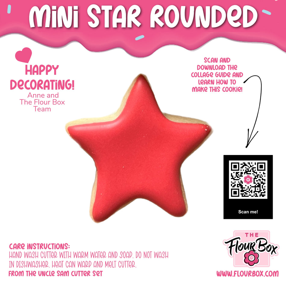 Mini Star Rounded Cookie Cutter