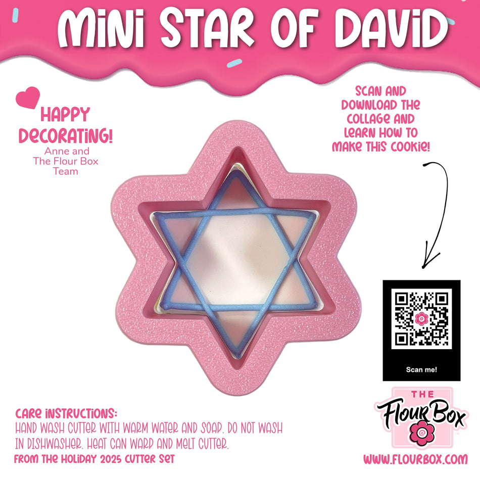 Mini Star of David Cookie Cutter