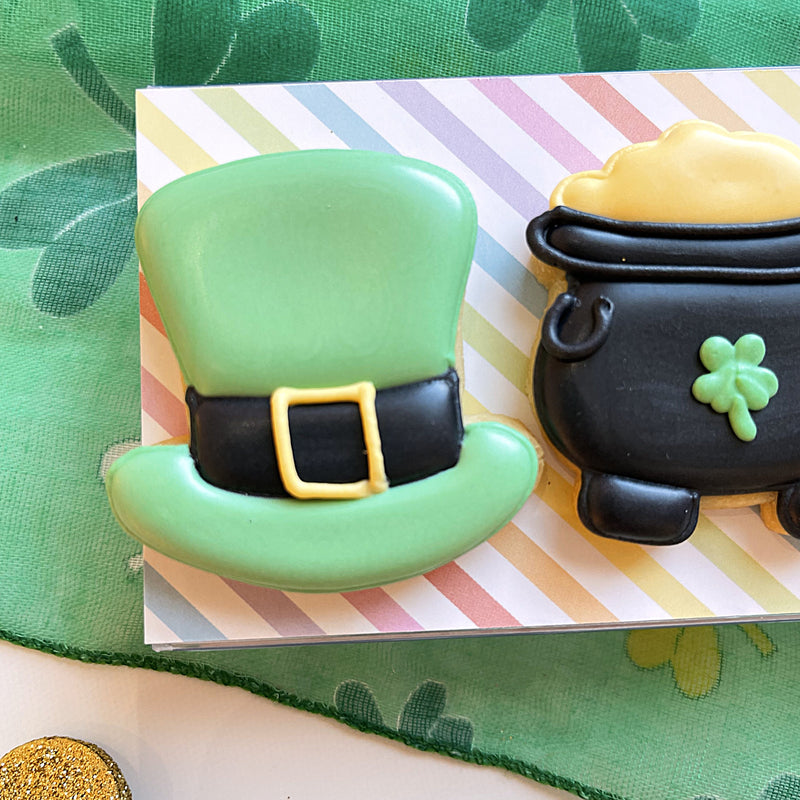 Mini Classic Leprechaun Top Hat Cookie Cutter