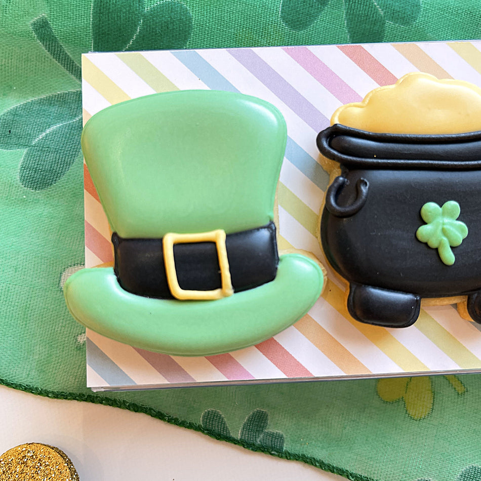 Mini Classic Leprechaun Top Hat Cookie Cutter - Image 1 of 4