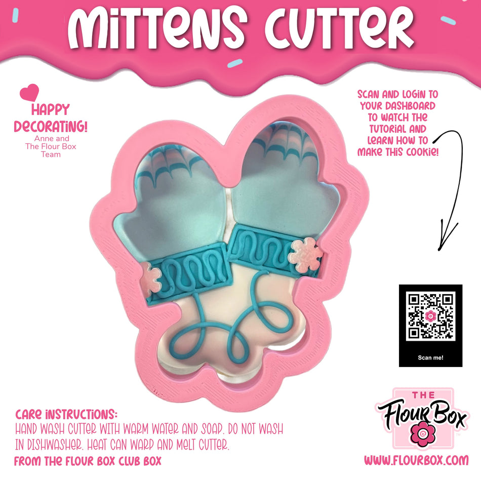 Mittens Flour Box Club Cookie Cutter