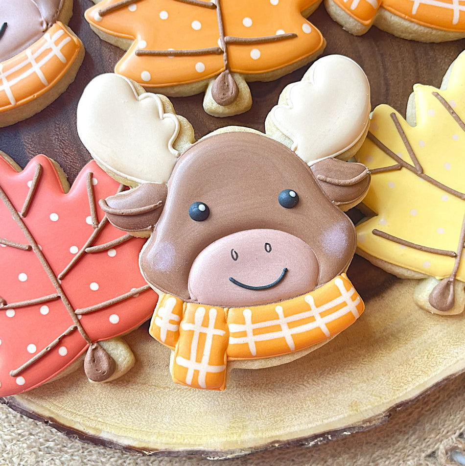 Moose Face Flour Box Club Cookie Cutter