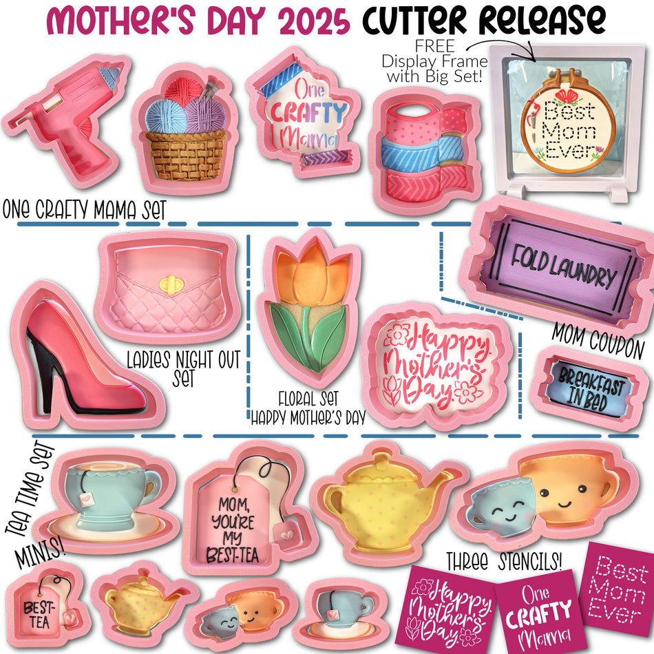 Mother's Day 2025 Cookie Cutter Set - Image 1 of 9