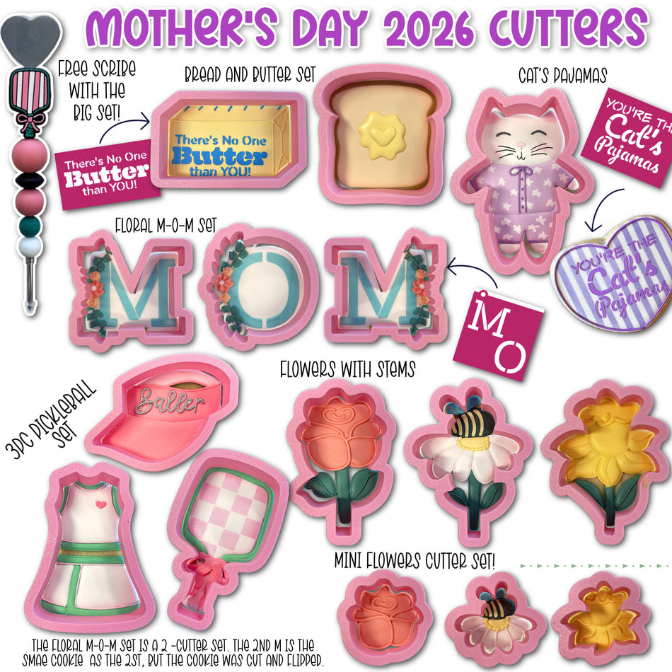 Mother's Day 2026 Cookie Cutter BIG SET