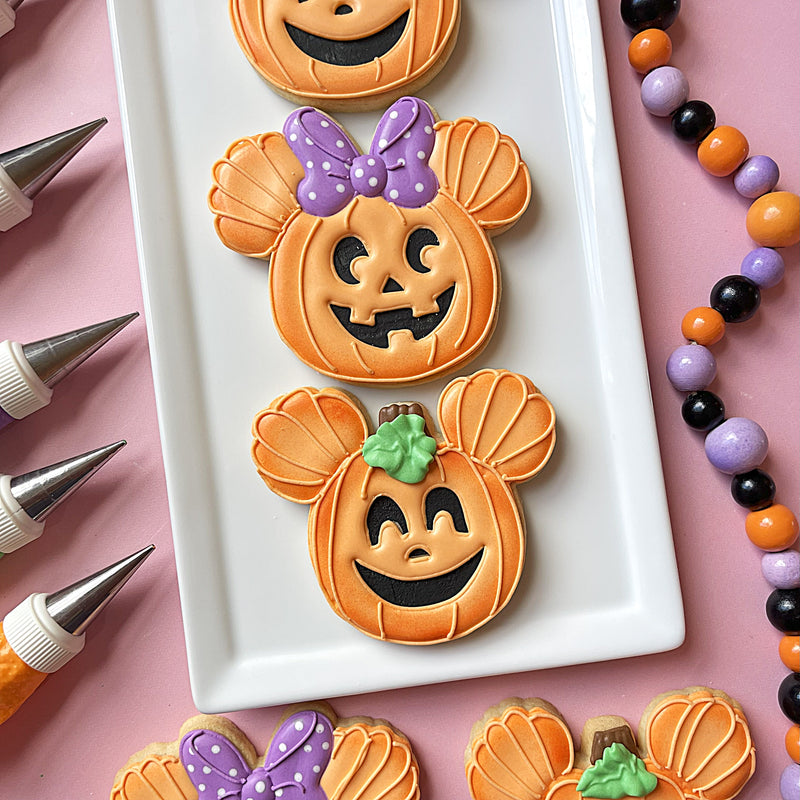 Mouse Pumpkin Cookie Cutter BUNDLE (2 cutters)