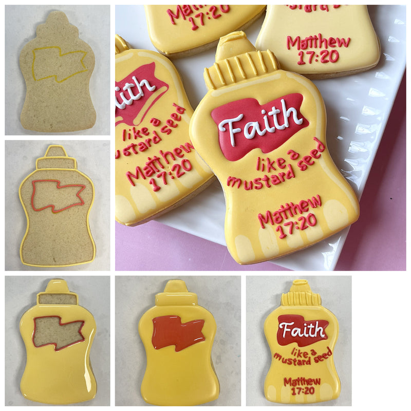 Mustard Bottle Cookie Cutter
